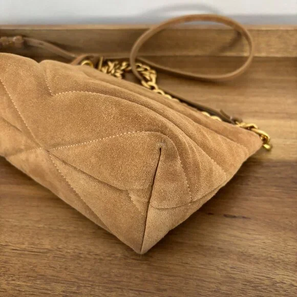 Rebecca Minkoff Tan Crossbody Bag with Gold Chain - Picture 9 of 15